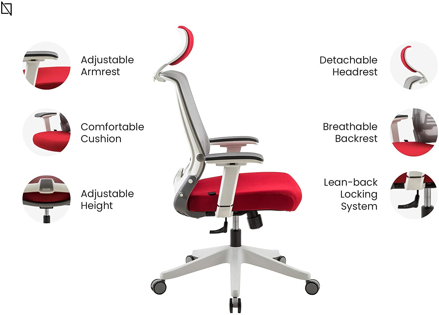Specifications of Kiko Chairs by Navodesk
