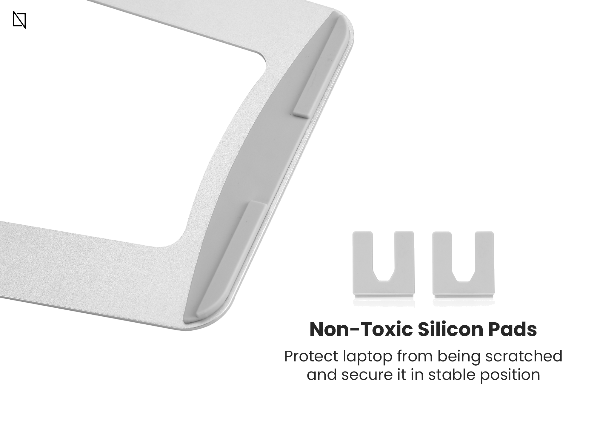 Laptop Stand with Silicon Pads - Navodesk