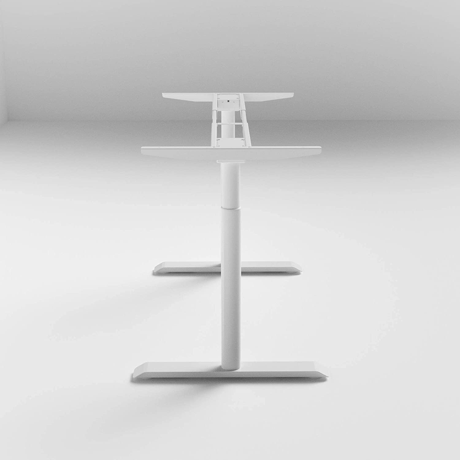 Basic Desk Frame By Navodesk, Manual Height Adjustable Desk Frame, Underframe for table top (Pin type)