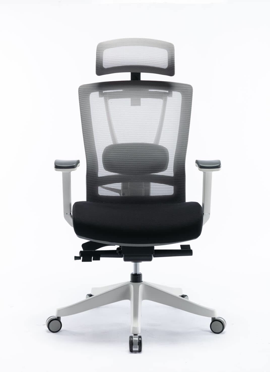 HALO Chair Premium Ergonomic Gaming & Office Chair with Multi Adjustable Features by Navodesk Black & White