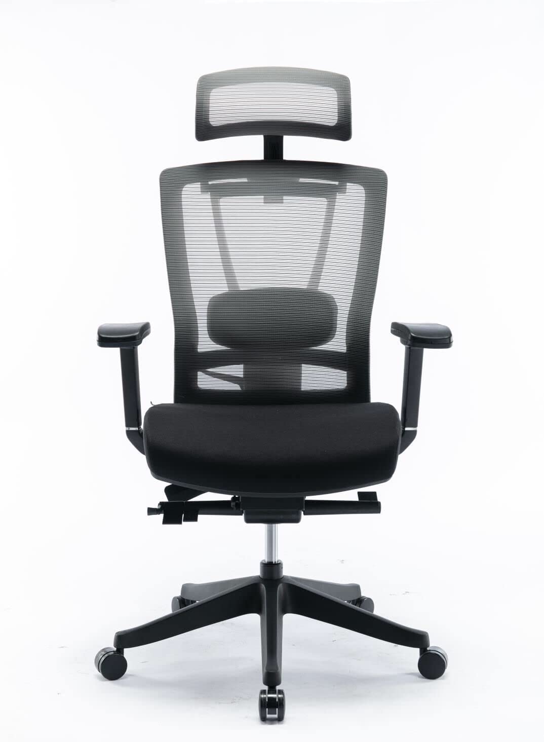 HALO Chair Premium Ergonomic Gaming & Office Chair with Multi Adjustable Features by Navodesk Pure Black