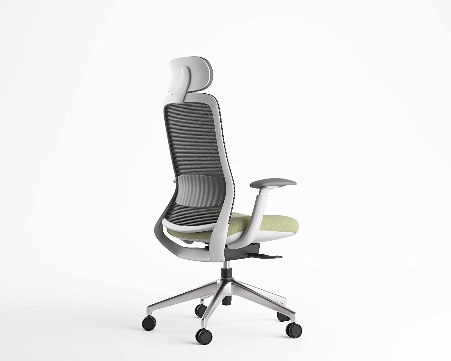 NIO Chair, Ergonomic Design, Premium Office & Computer Chair with adjustable features by Navodesk Lime green
