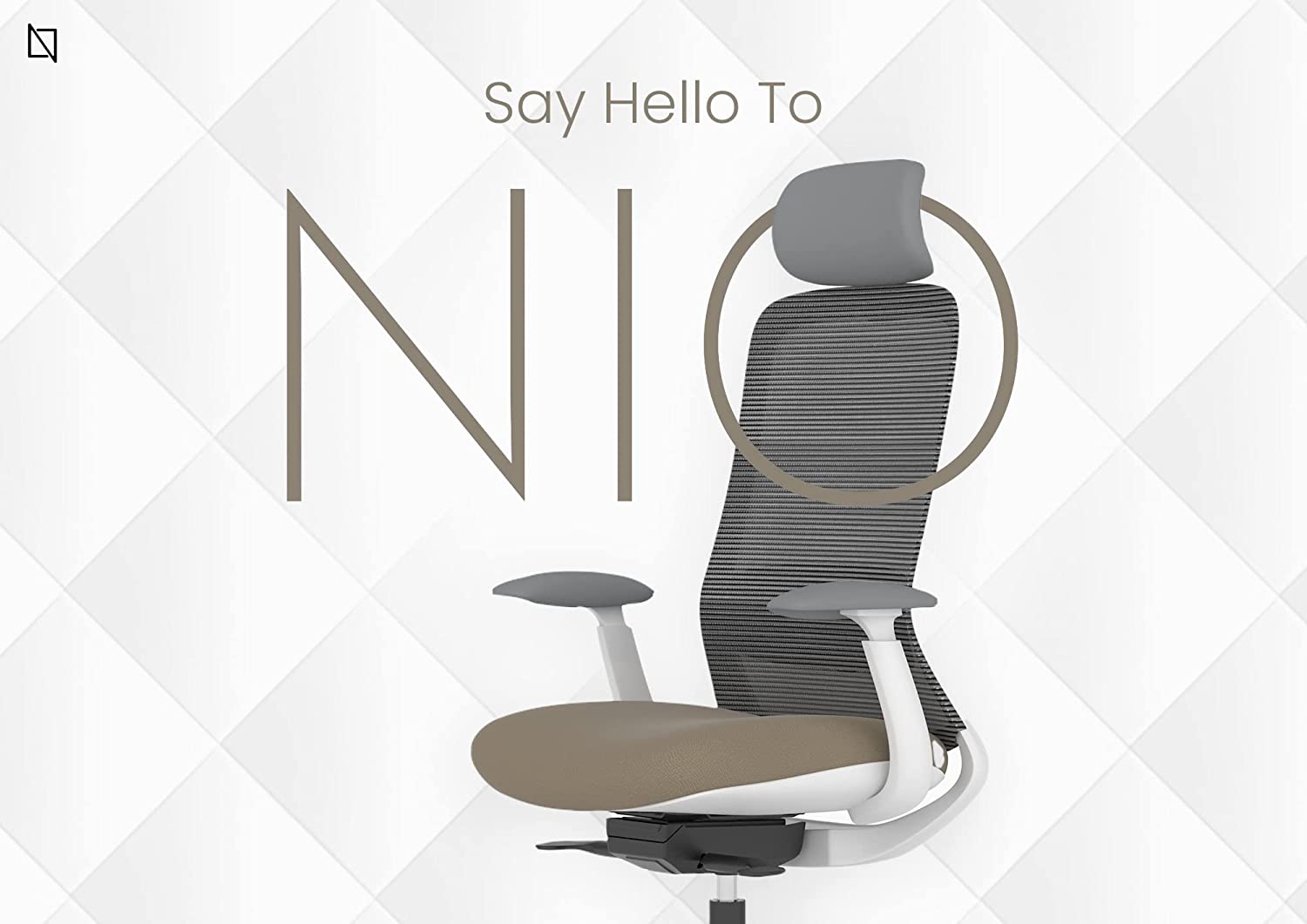 NIO Chair, Ergonomic Design, Premium Office & Computer Chair with adjustable features by Navodesk®
