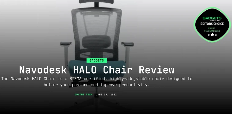 NAVODESK HALO CHAIR REVIEW