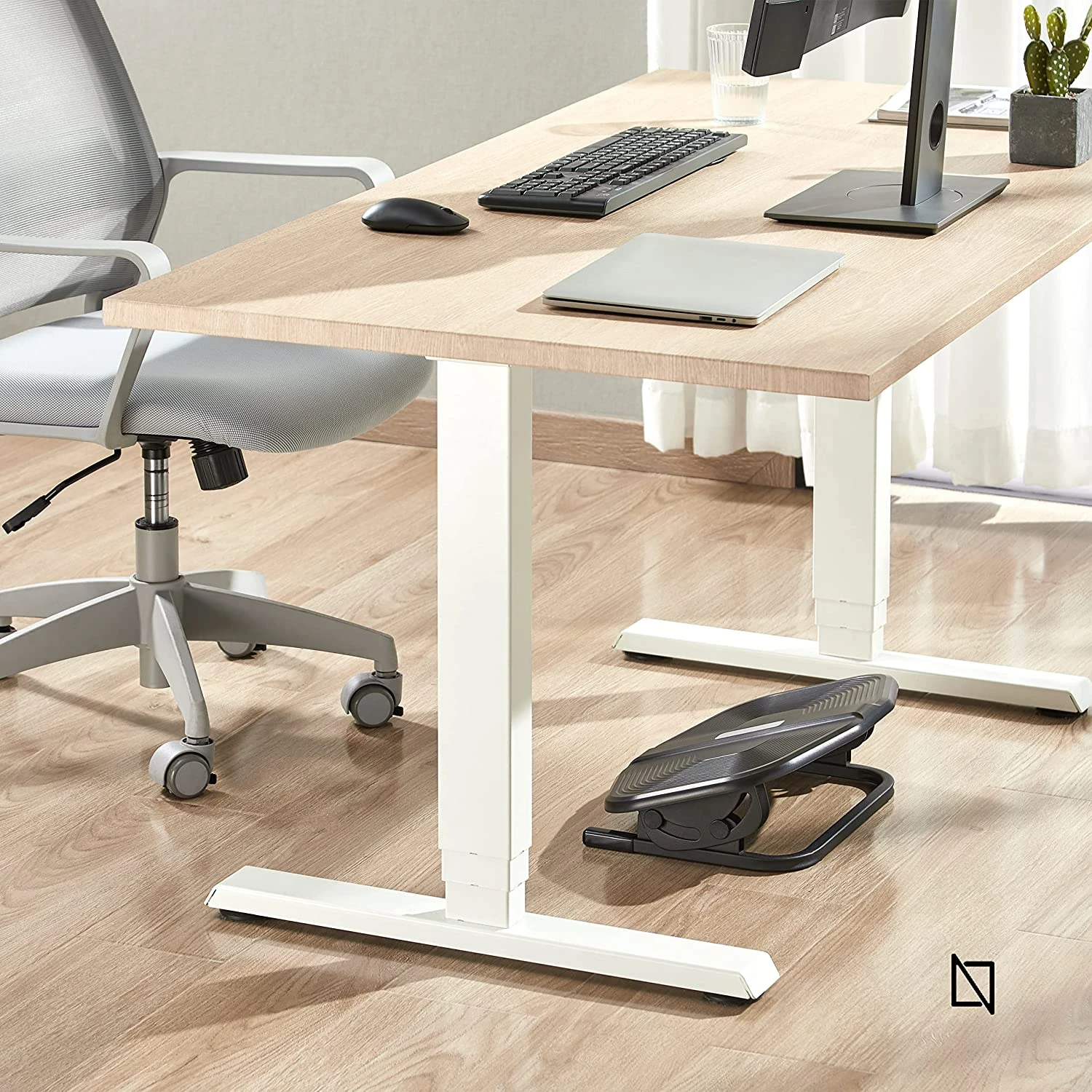Navodesk-Premium-Ergonomic-Under-Desk-Footrest-with-Tilt-Function-Non-Skid-Surface